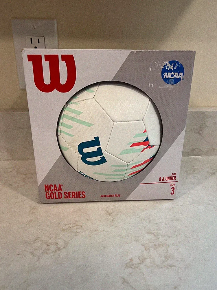 Wilson NCAA Gold Series Avid Match Play Size 3 Multi Color Soccer Ball Youth