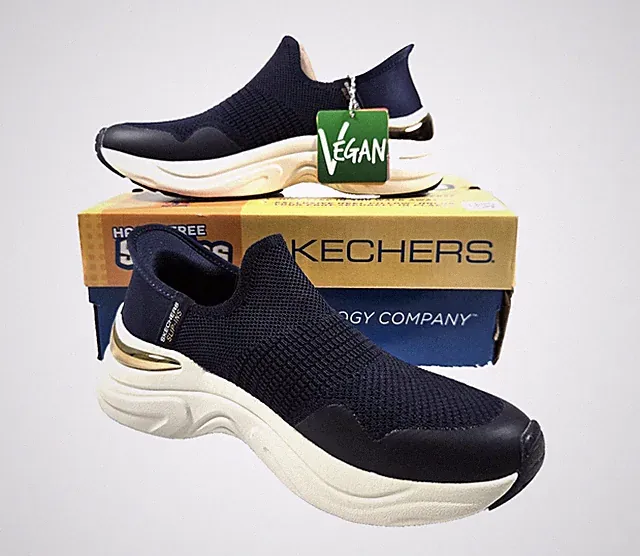 Woman's Skechers Size 6 Slip-ins Hazel-Rosalind Slip-On Shoe 177586 Navy New