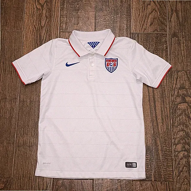 Womens Nike Dri-Fit Team USA Soccer World Cup Polo Shirt Size. Large