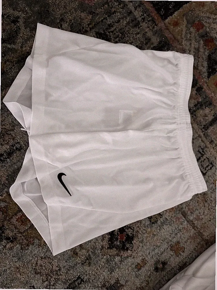Womens Nike white soccer shorts NEW WITH TAGS