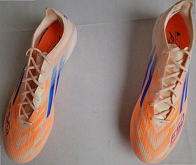 Womens Size 8 Orange/Blue Adidas F50 Sparkfusion Elite Low FG/AG Soccer Cleats