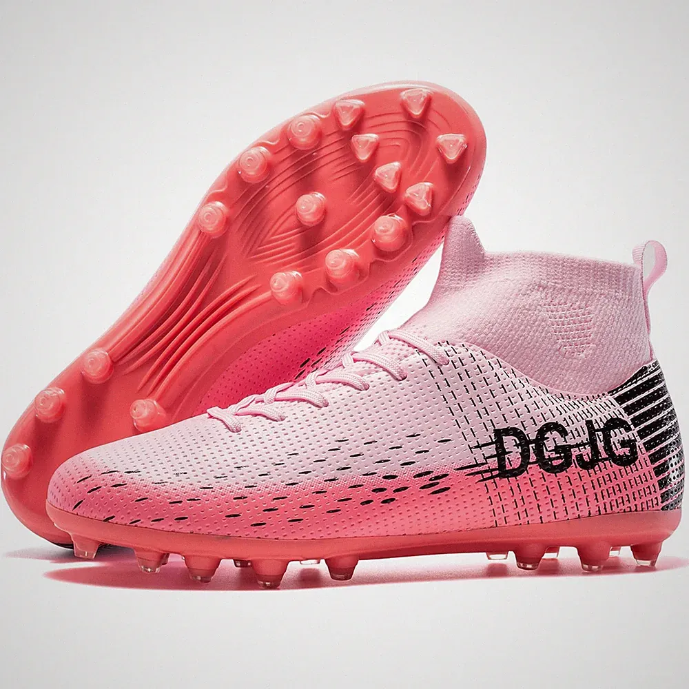Womens Soccer Cleats Mens Training Football Cleats Lightweight Adult High-top...