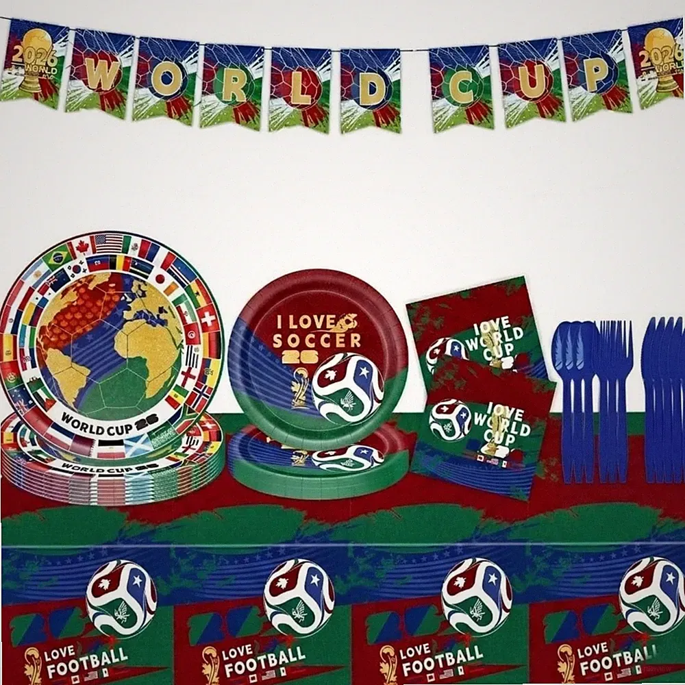 World Cup 2026 Party Decorations, Serve 20 Sports Soccer