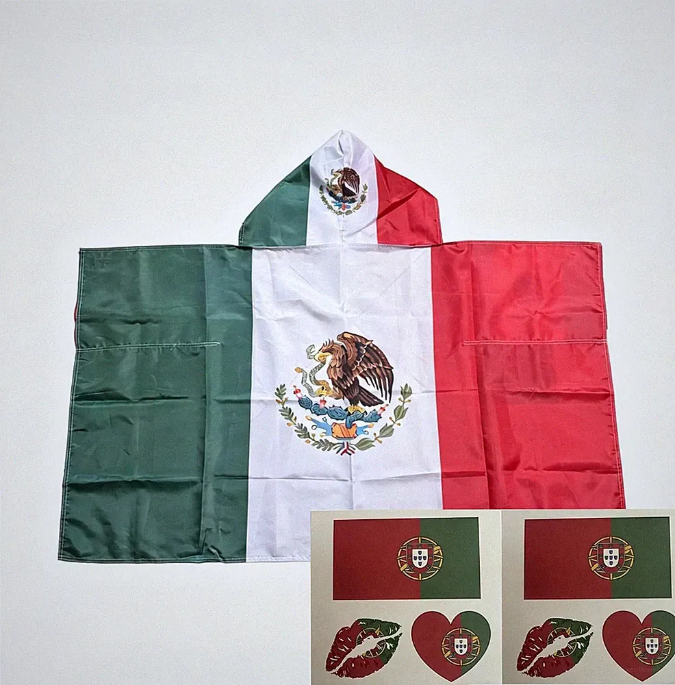 World Soccer Game 2026 Fan Essentials Kit | One Size National Cape (3X5 Ft) Flag
