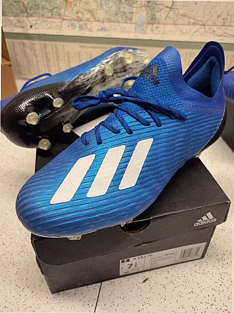 X19.1 FG Adidas Soccer Cleats 7.5 EG7126 NIB RARE