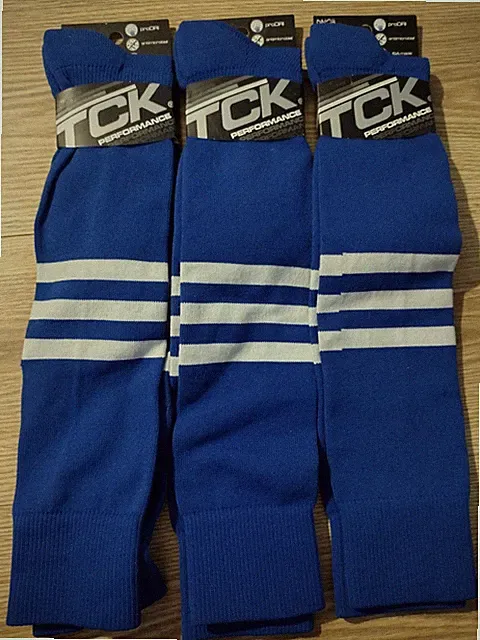 X3 NWT Twin City Knitting TCK Knee High Baseball Soccer Socks Size 9-12 USA Made