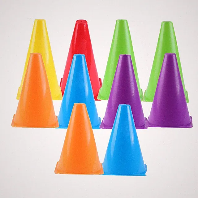 XSMYdpUS Agility Training Cone Colored Plastic Sports Training Cones 23cm 9" Foo