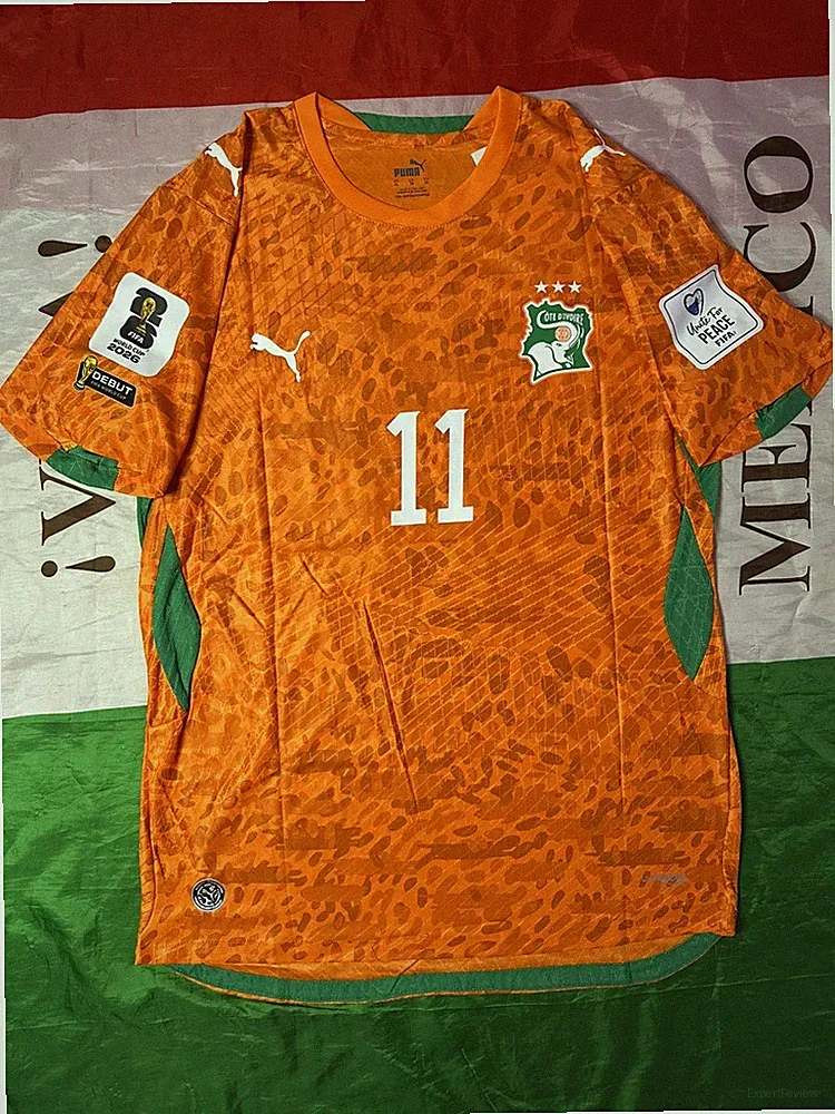 Yan Diomande #11 Ivory Coast 2026 World Cup Home Jersey Size Men's XL