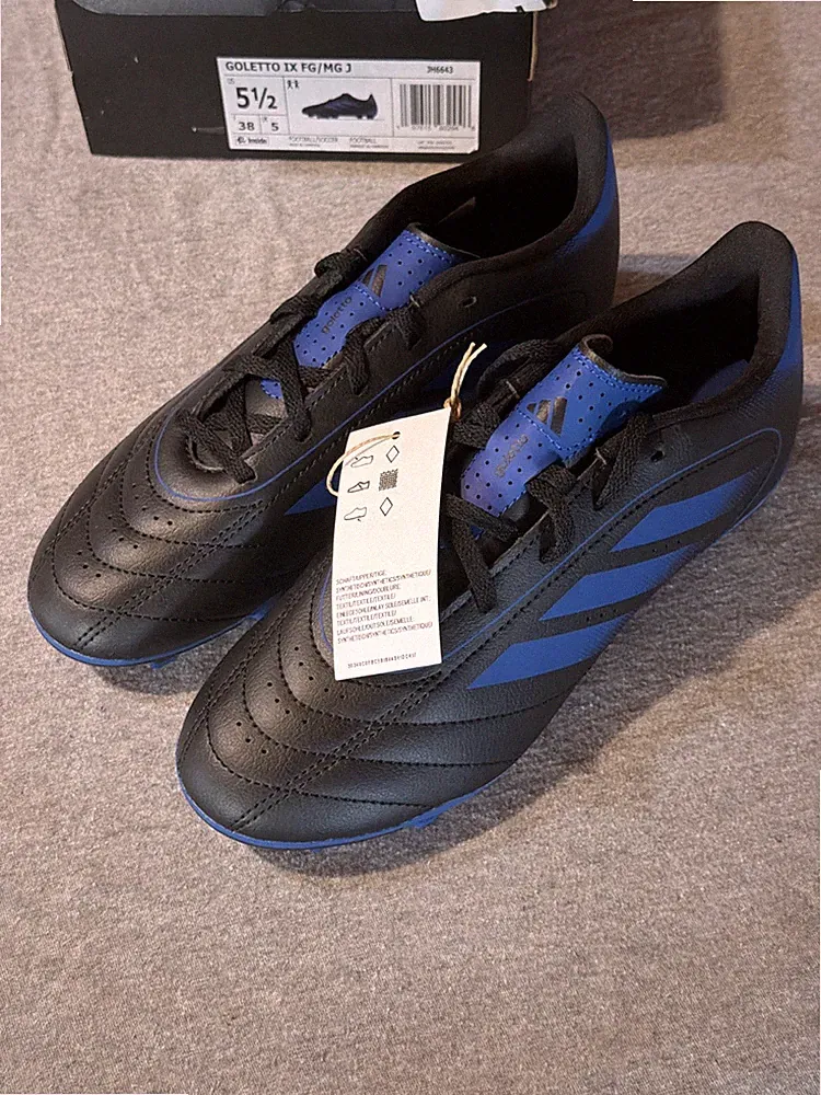 Youth 5.5 Adidas Soccer Cleats Goletto IX FG/MG J