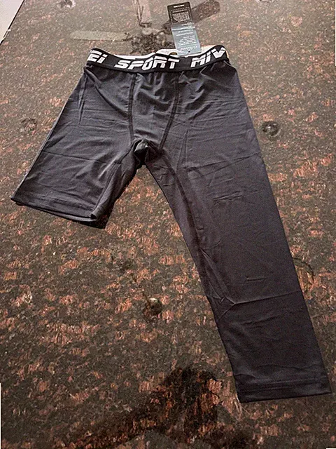 Youth Boys Girls One Leg Compression Pants for Basketball Football Kids Sz M