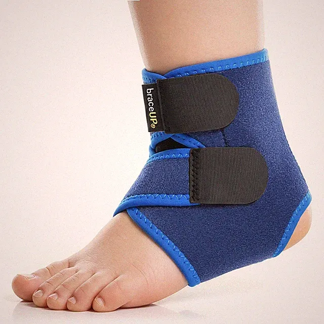 Youth Kids Ankle Brace Sports Support Adjustable Foot Stabilizer S 4'1"4'11"