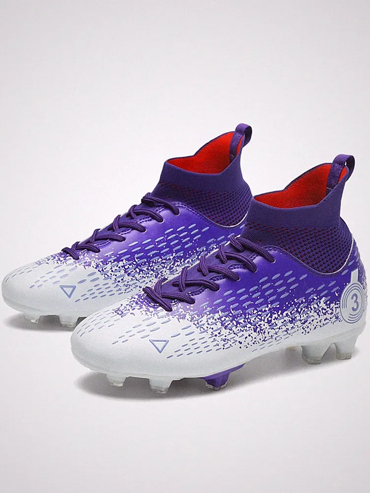 Youth Kids Soccer Cleats Boys Girls Non-Slip Football Shoes Toddler Little Kid