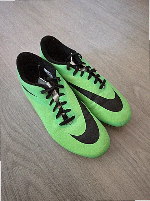 Youth Nike Hypervenom 6.5 Green Neon Soccer Cleats Shoes