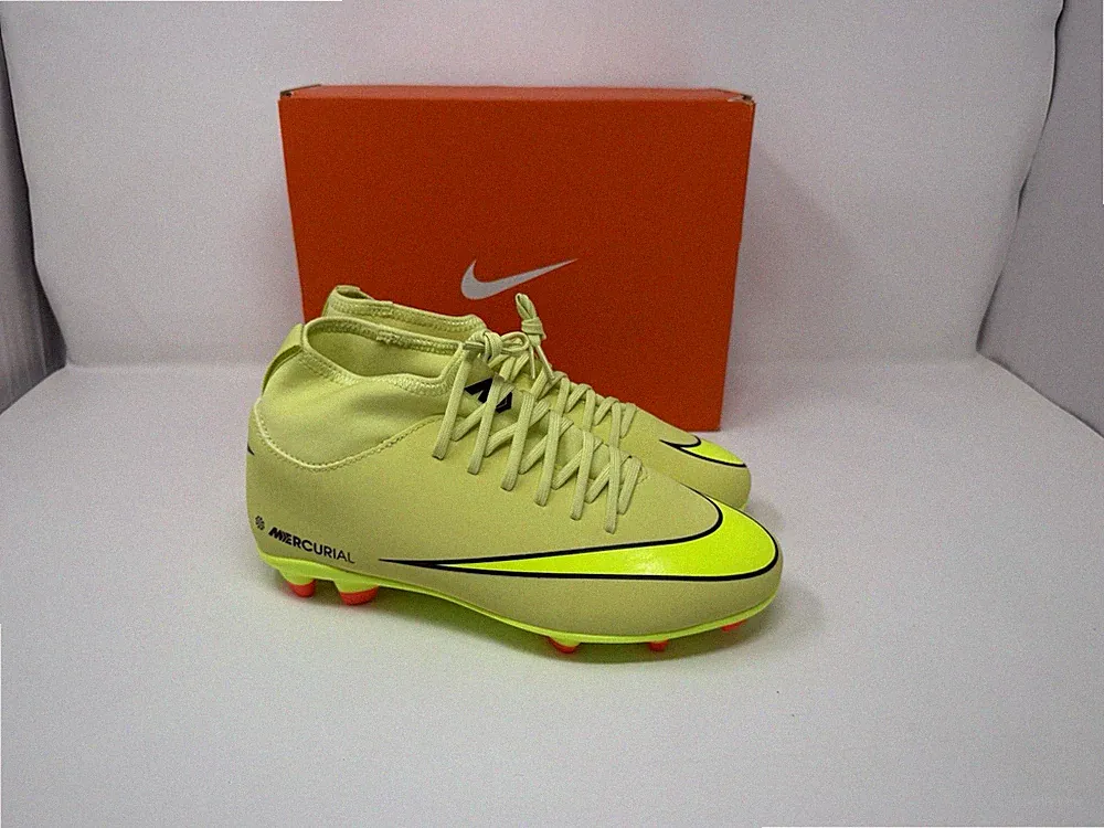 Youth’s Nike Jr. Mercurial Superfly 10 Club FG/MG Soccer Cleats Size 6Y NEW