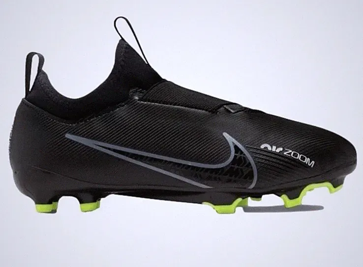 Youth Size 5Y Black Nike JR Zoom Vapor 15 Academy FG/MG Soccer Cleats DJ5617-001