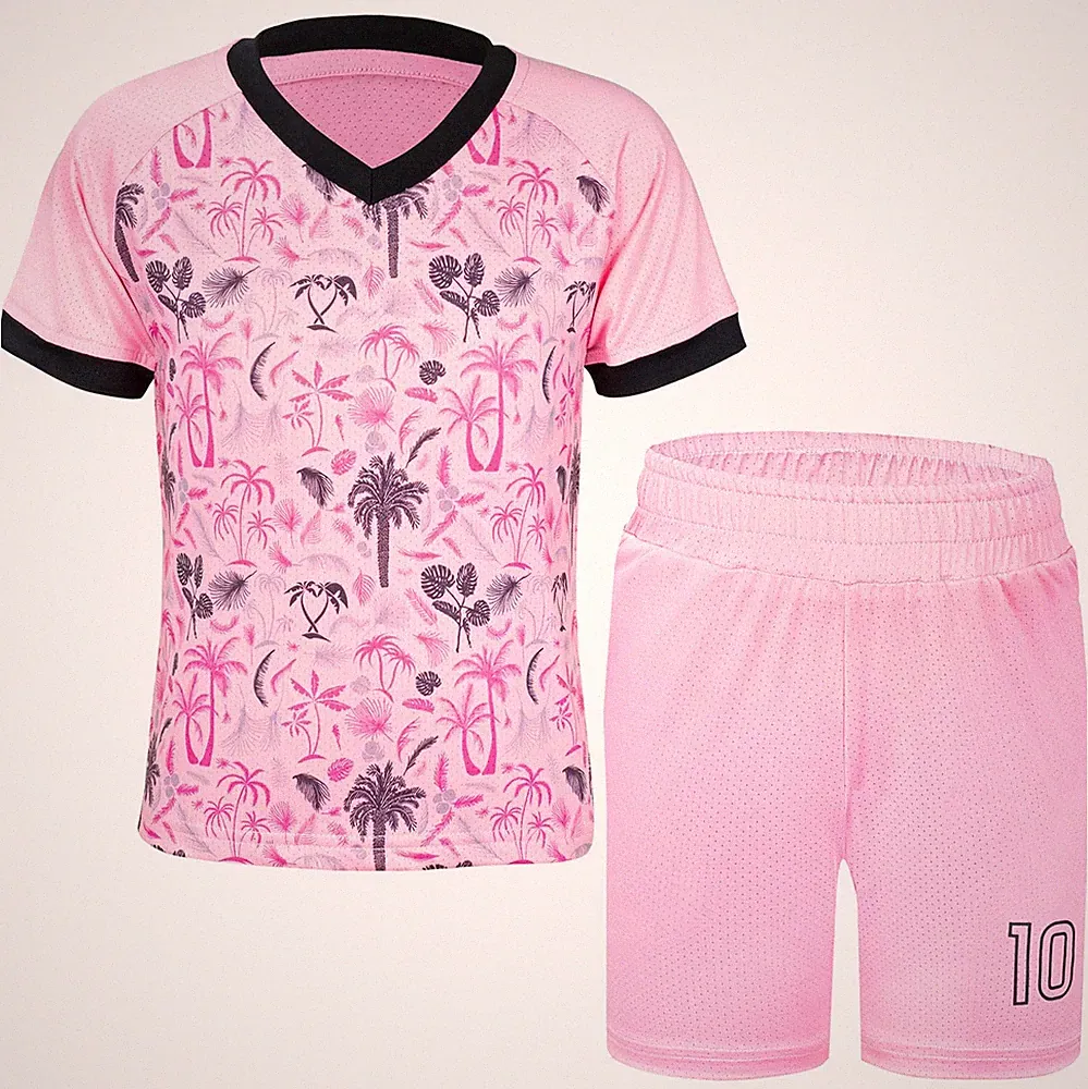 Youth Soccer Apparel Training Shirt Boys Soccer Clothes for Girls Breathable...