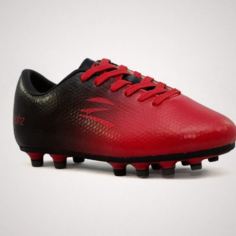 Zephz Wide Traxx Black/Space Cherry Soccer Cleats