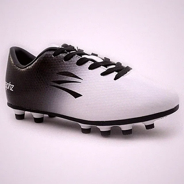 Zephz Wide Traxx White/Black Soccer Cleats