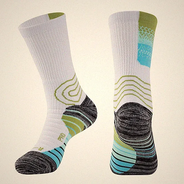 ZONBAILON Athletic Outdoor Sports Socks for Men Elite Basketball Socks
