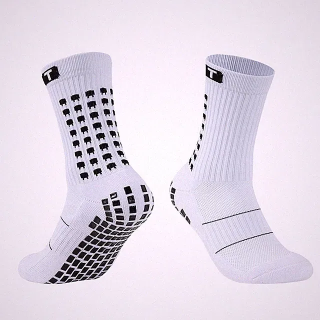 ZONBAILON Mens Athletic Socks for Basketball Compression Cushioned Socks 2 Pairs