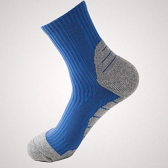 ZONBAILON Mens Sports Cotton Socks for Basketball Breathable Socks 2 Pairs